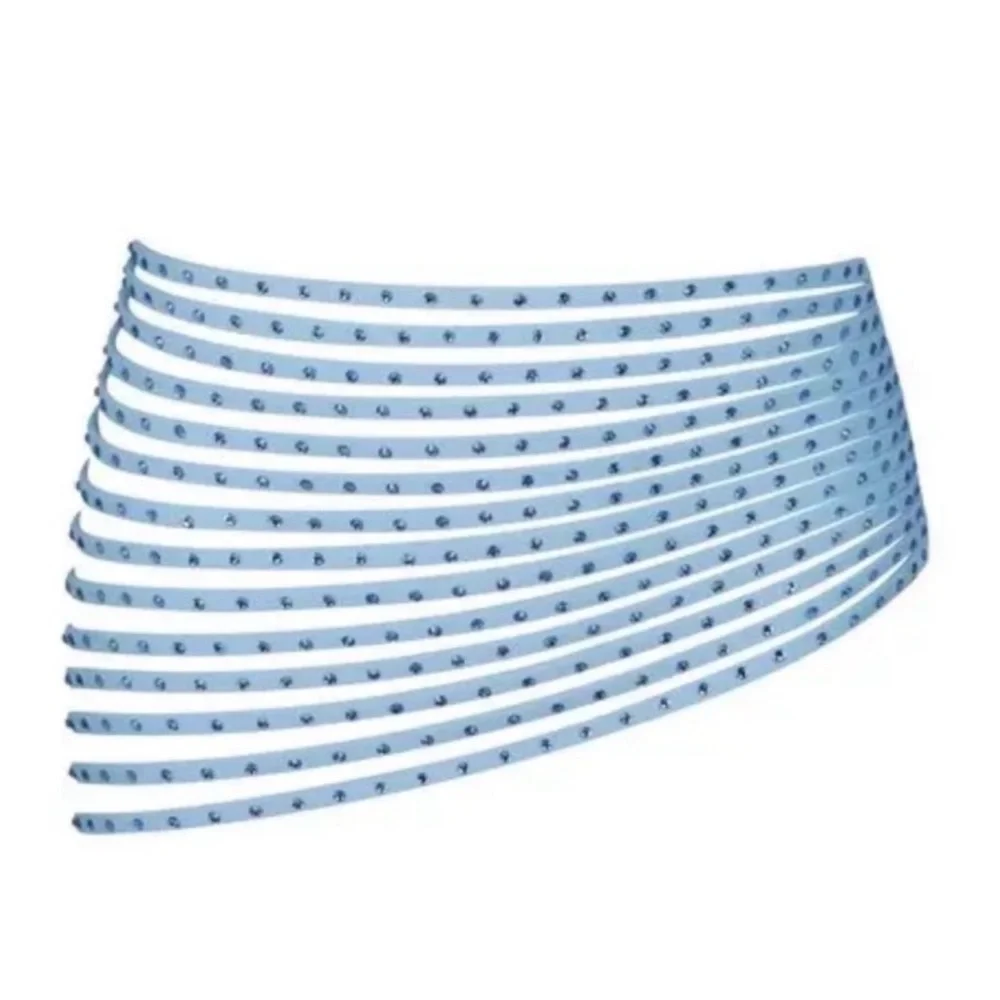 Skims Rhinestone Swim Strappy Cover Up Skirt in the color Iris blue.